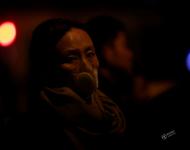 2017年1月3日，上海市區(qū)，一名戴著厚重口罩的女子。攝影：Aly Song