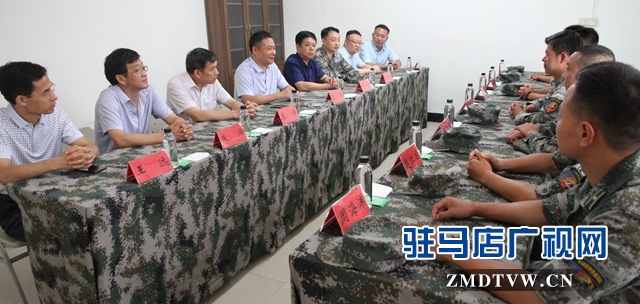 驛城區(qū)領(lǐng)導(dǎo)看望慰問駐訓(xùn)部隊