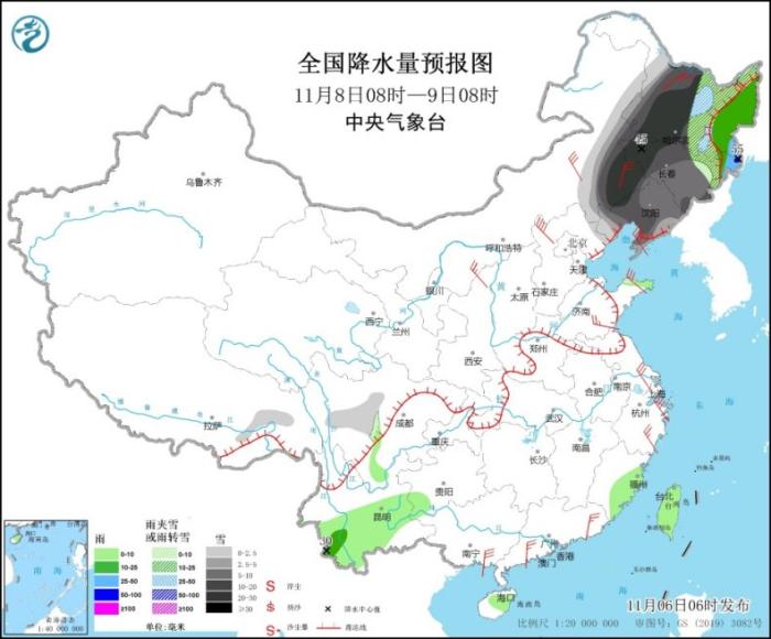 寒潮自西北向東南影響我國(guó) 華北黃淮等地霧霾天氣將減弱消散