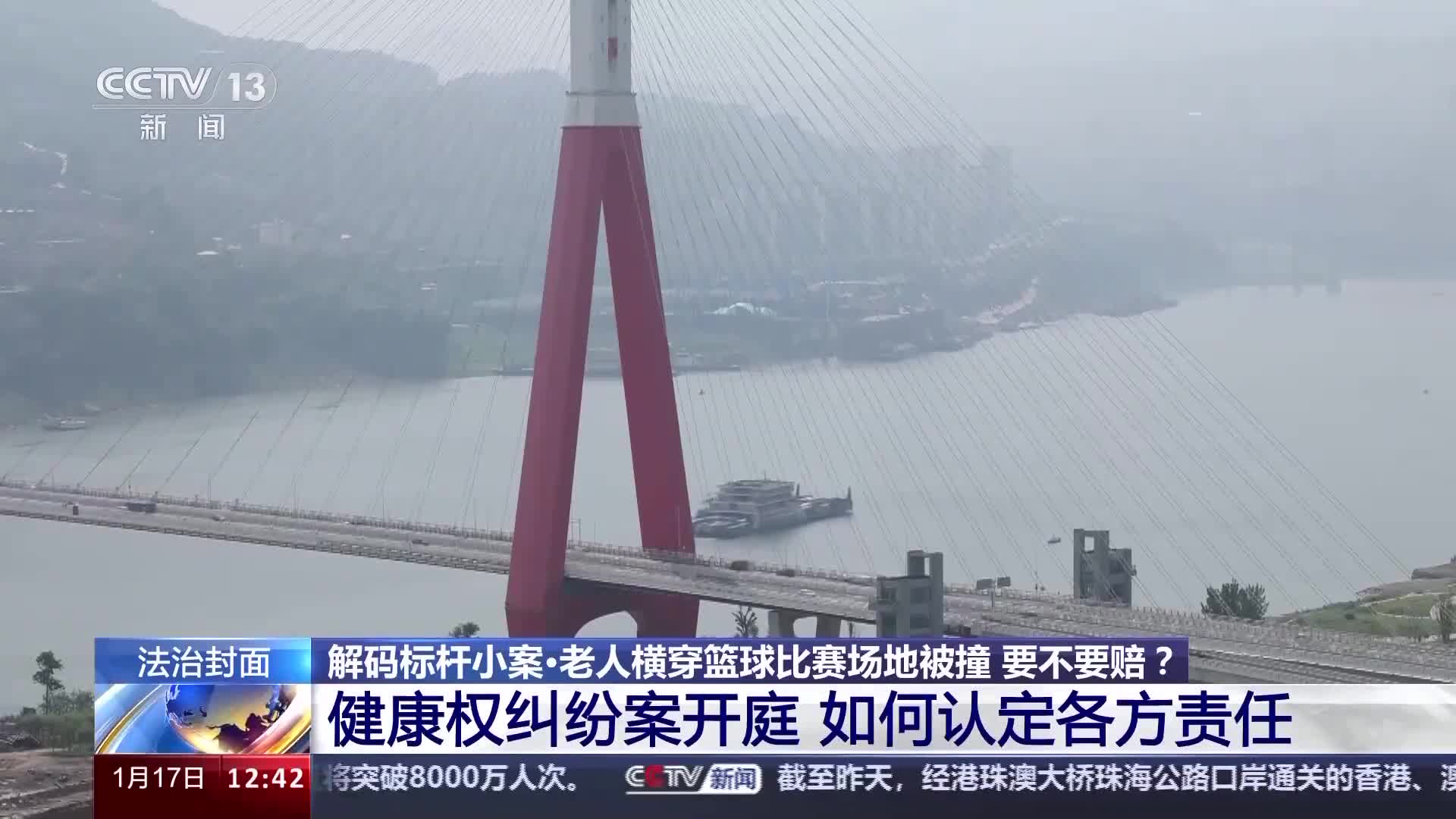 老人橫穿籃球比賽場地被撞要不要賠？法院判決→