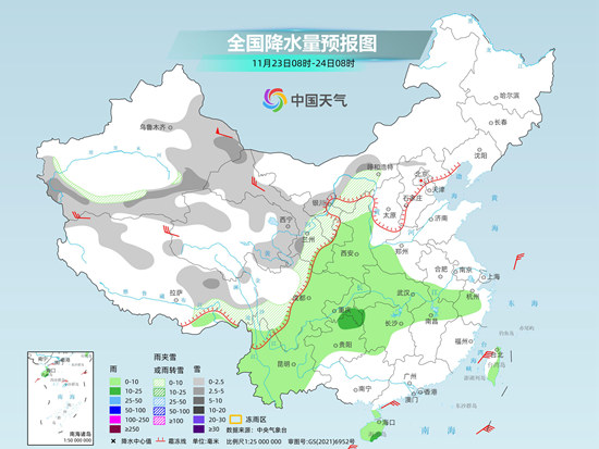 我國天氣進(jìn)入短暫平靜期 23日起寒潮攜大風(fēng)降溫雨雪來襲