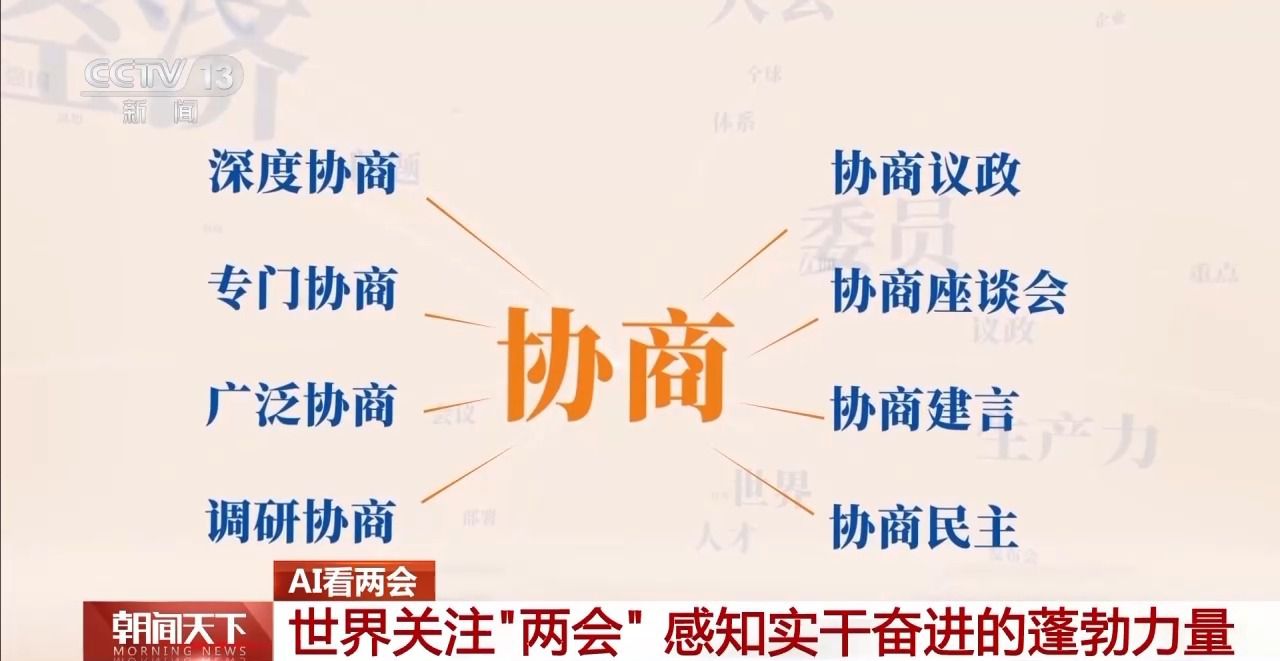 協(xié)商、調(diào)研、服務(wù)……AI帶你了解兩會高頻詞都有哪些