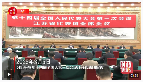 時政兩會說丨服務大局 勇挑大梁——總書記同全國人大代表共商國是