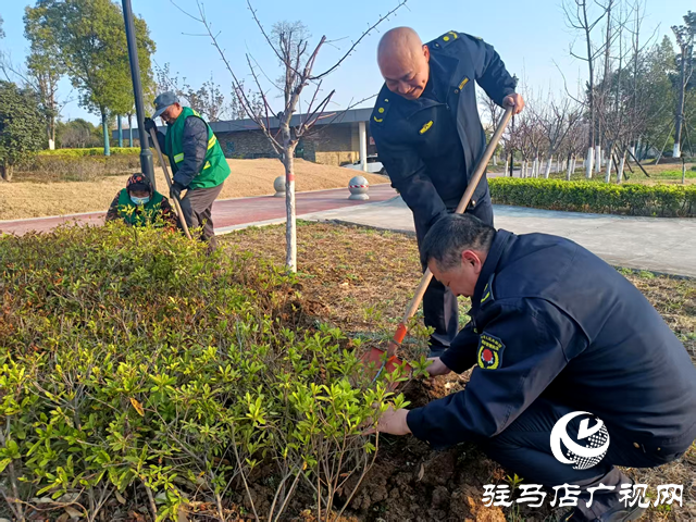 確山縣住建局：春季綠化養(yǎng)護(hù)忙，不負(fù)春景好時(shí)光