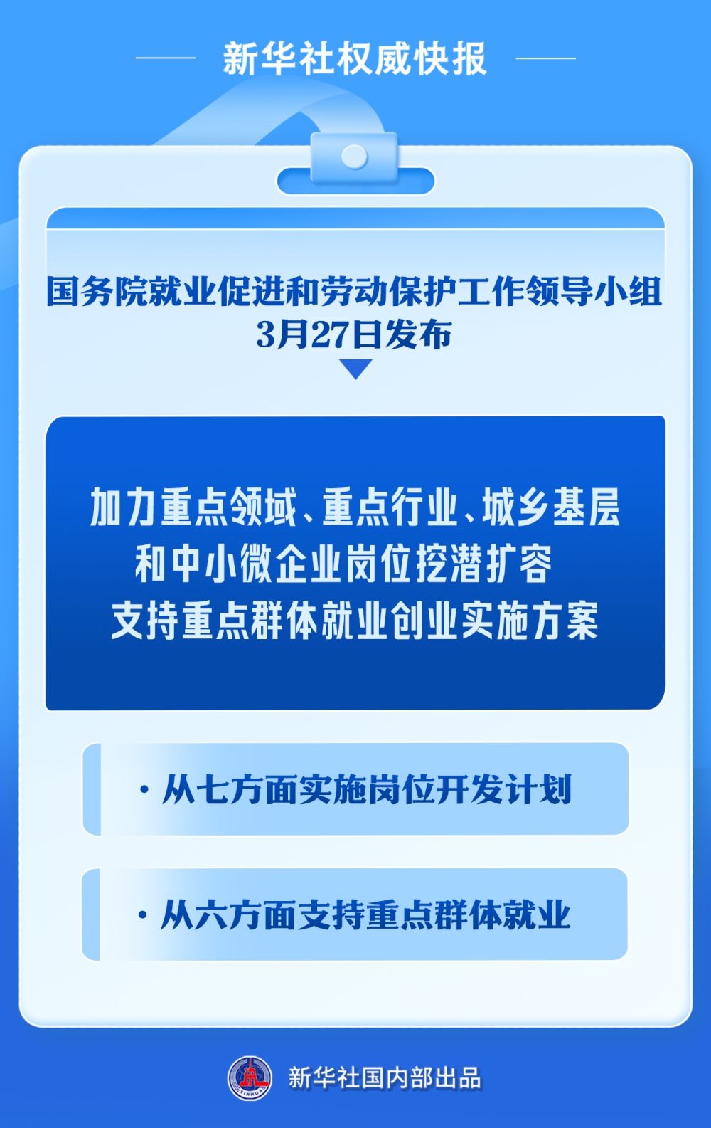 加力擴崗！國家出臺方案支持重點群體就業(yè)