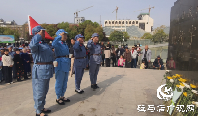 驛城區(qū)開展文化惠民下基層暨清明祭英烈活動(dòng)