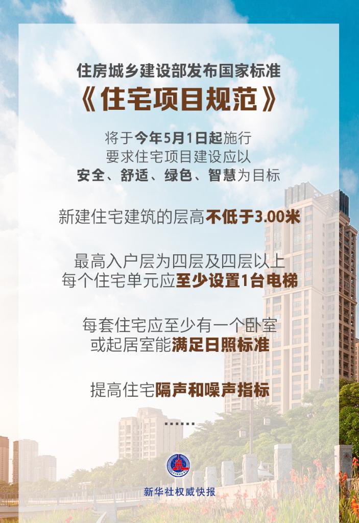 國家標(biāo)準(zhǔn)《住宅項目規(guī)范》落地，有哪些看點？
